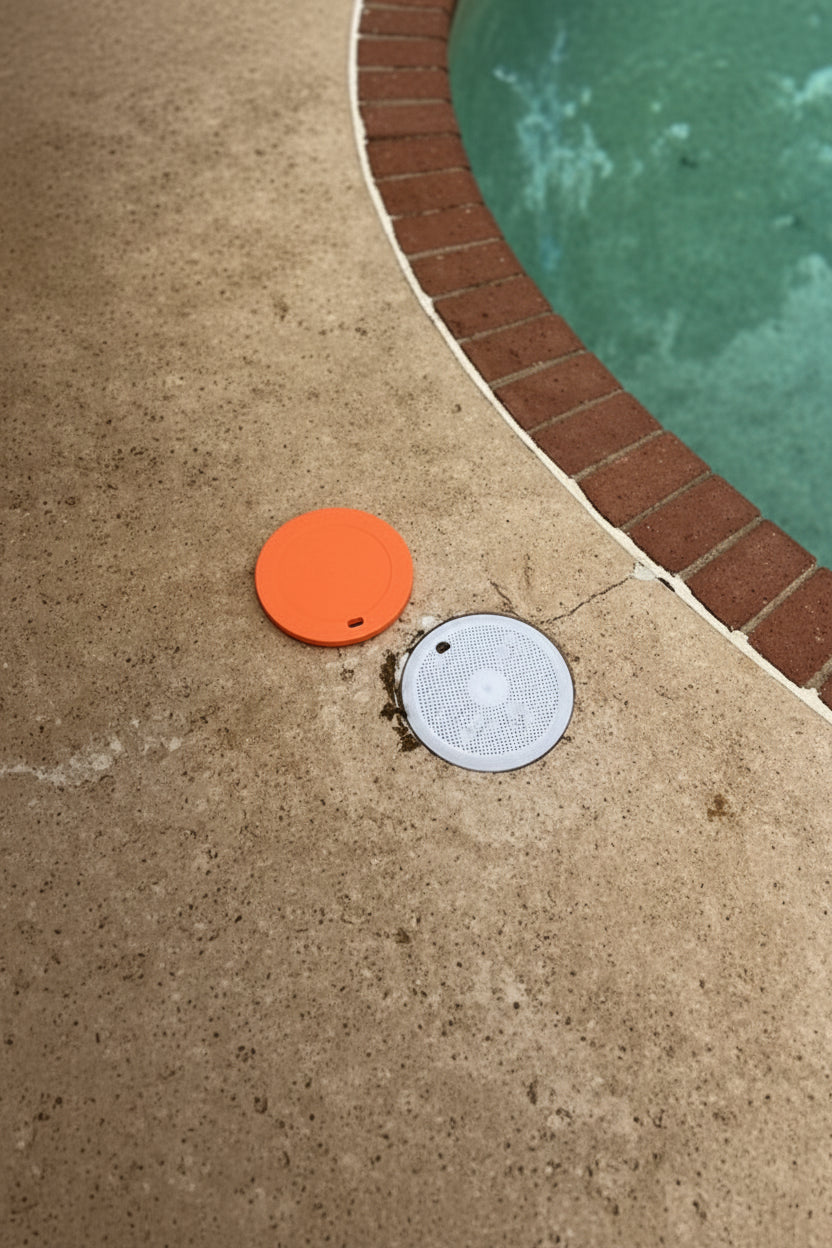 Round Pool Skimmer Cover 9" Diameter - The 3D Forge