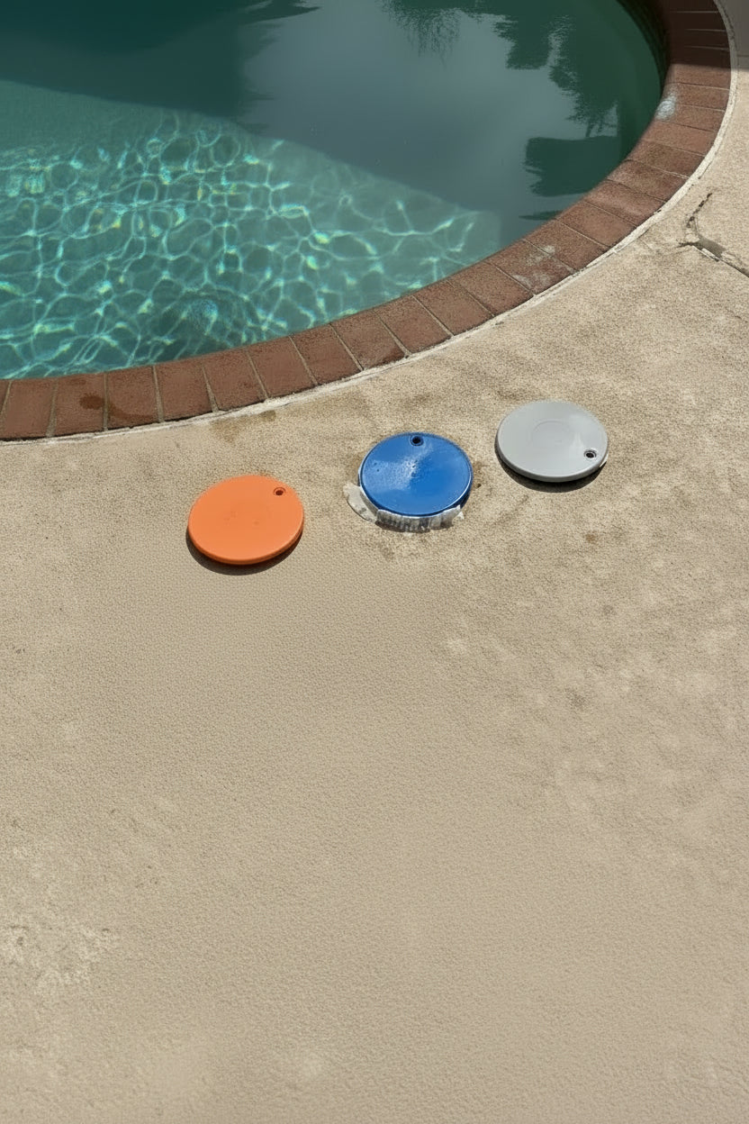 Round Pool Skimmer Cover 9" Diameter - The 3D Forge