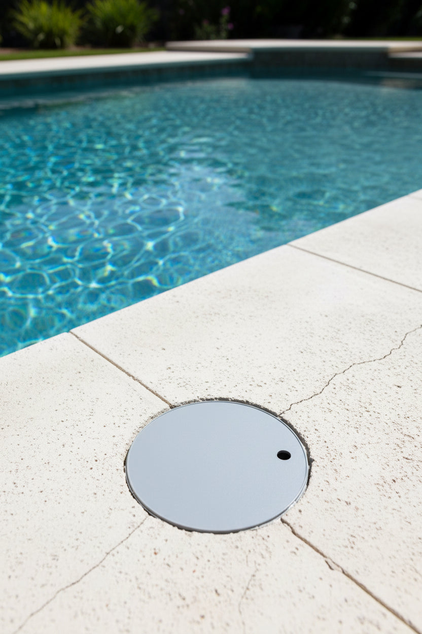 Round Pool Skimmer Cover 9" Diameter - The 3D Forge